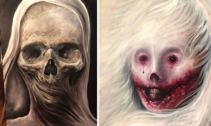 My Latest Horror Paintings Created With Oil