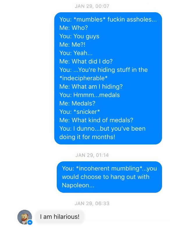 Husband Talks In His Sleep, Wife Texts It