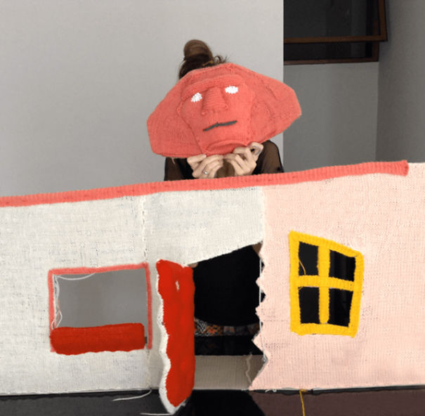 I Am Knitting A Giant Model Of Pee-wee's Playhouse I Am Knitting A Giant Model Of Pee-wee's Playhouse