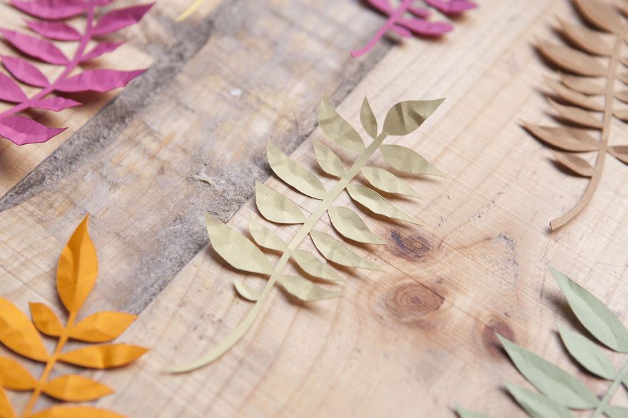 I Create Large Hand Cut Tropical Paper Leaves I Create Large Hand Cut Tropical Paper Leaves