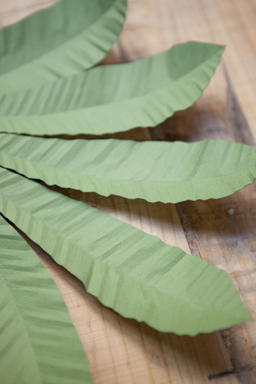 I Create Large Hand Cut Tropical Paper Leaves I Create Large Hand Cut Tropical Paper Leaves