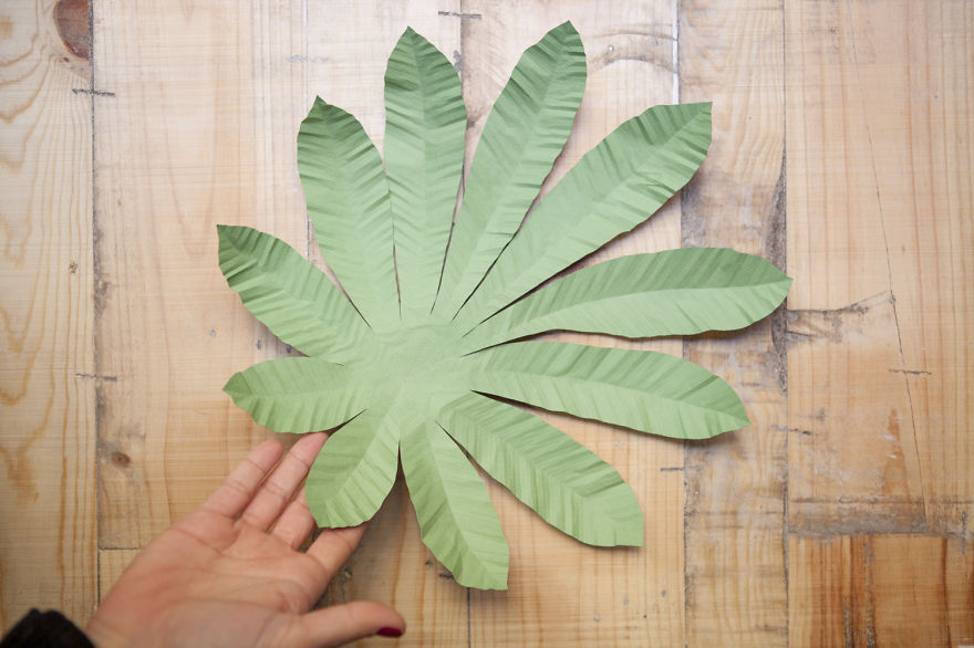 I Create Large Hand Cut Tropical Paper Leaves I Create Large Hand Cut Tropical Paper Leaves