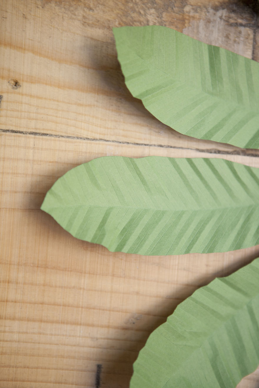I Create Large Hand Cut Tropical Paper Leaves I Create Large Hand Cut Tropical Paper Leaves