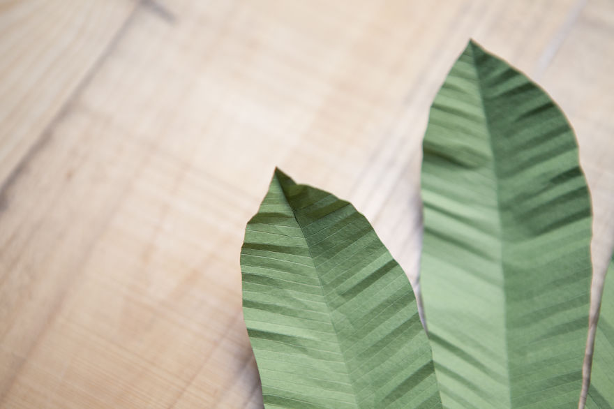 I Create Large Hand Cut Tropical Paper Leaves I Create Large Hand Cut Tropical Paper Leaves