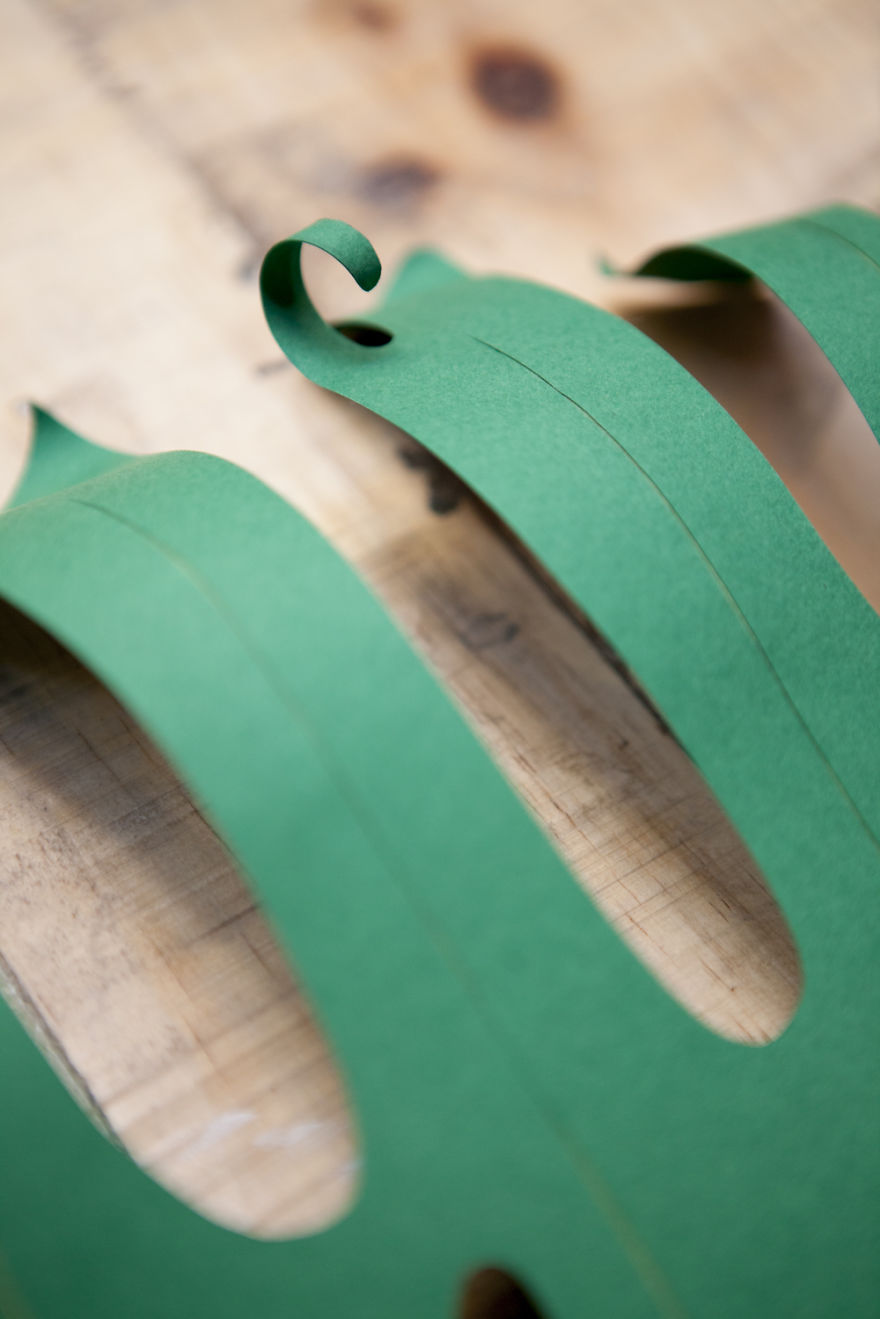 I Create Large Hand Cut Tropical Paper Leaves I Create Large Hand Cut Tropical Paper Leaves