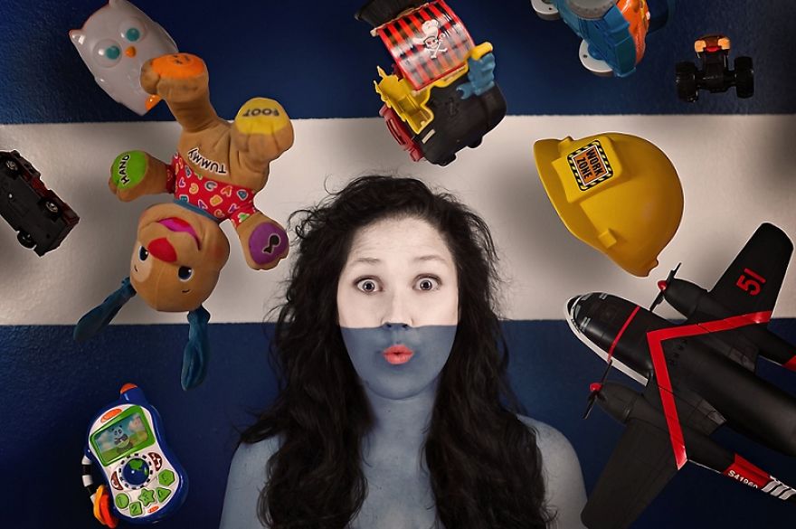 I Created A Series Of Images Representing The Emotions I Felt During My Postpartum Depression