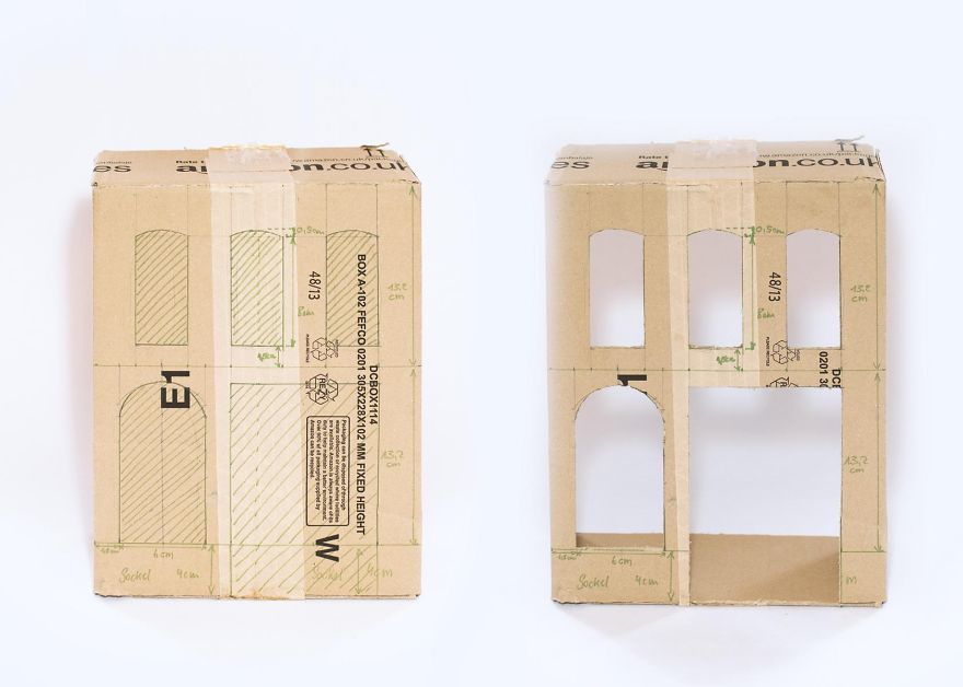 I Created A Victorian Dollhouse Out Of An Old Shipping Carton I Created A Victorian Dollhouse Out Of An Old Shipping Carton