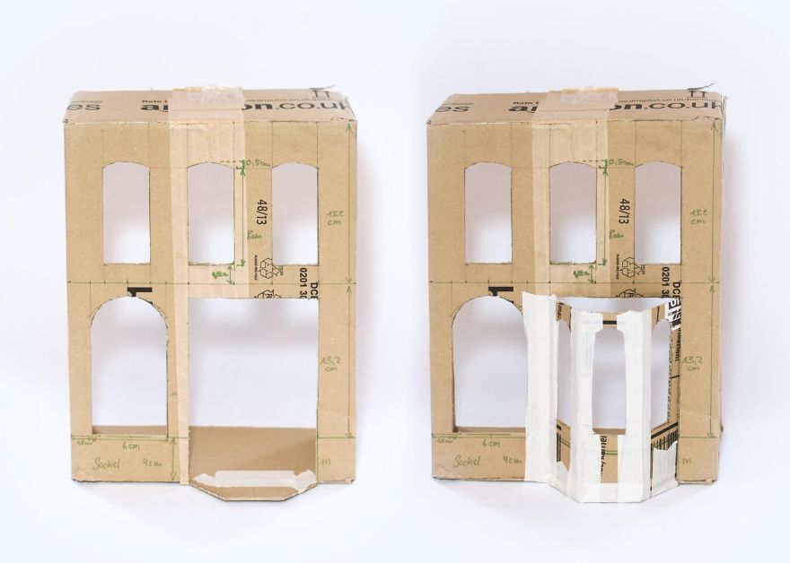 I Created A Victorian Dollhouse Out Of An Old Shipping Carton I Created A Victorian Dollhouse Out Of An Old Shipping Carton