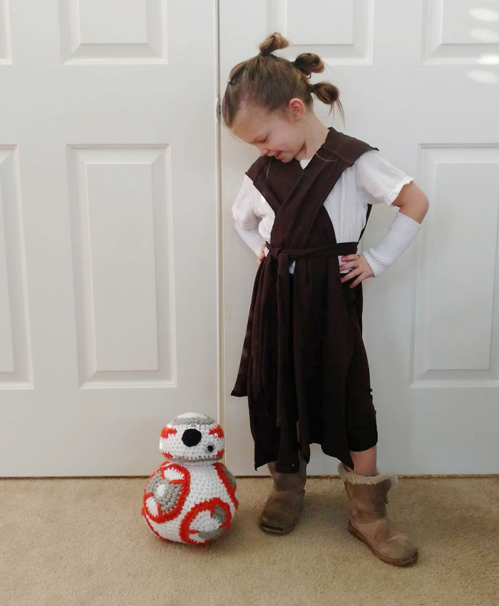 I Crocheted This BB-8 For My Little 'Rey' I Crocheted This BB-8 For My Little 'Rey'