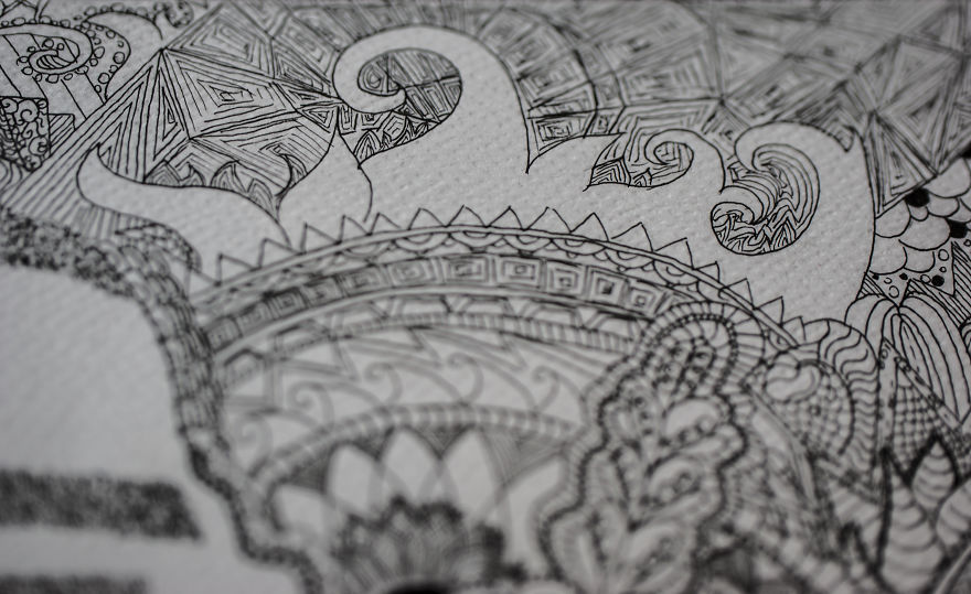 I Drew Star Wars Characters Using Zentangle And Dotworks Techniques