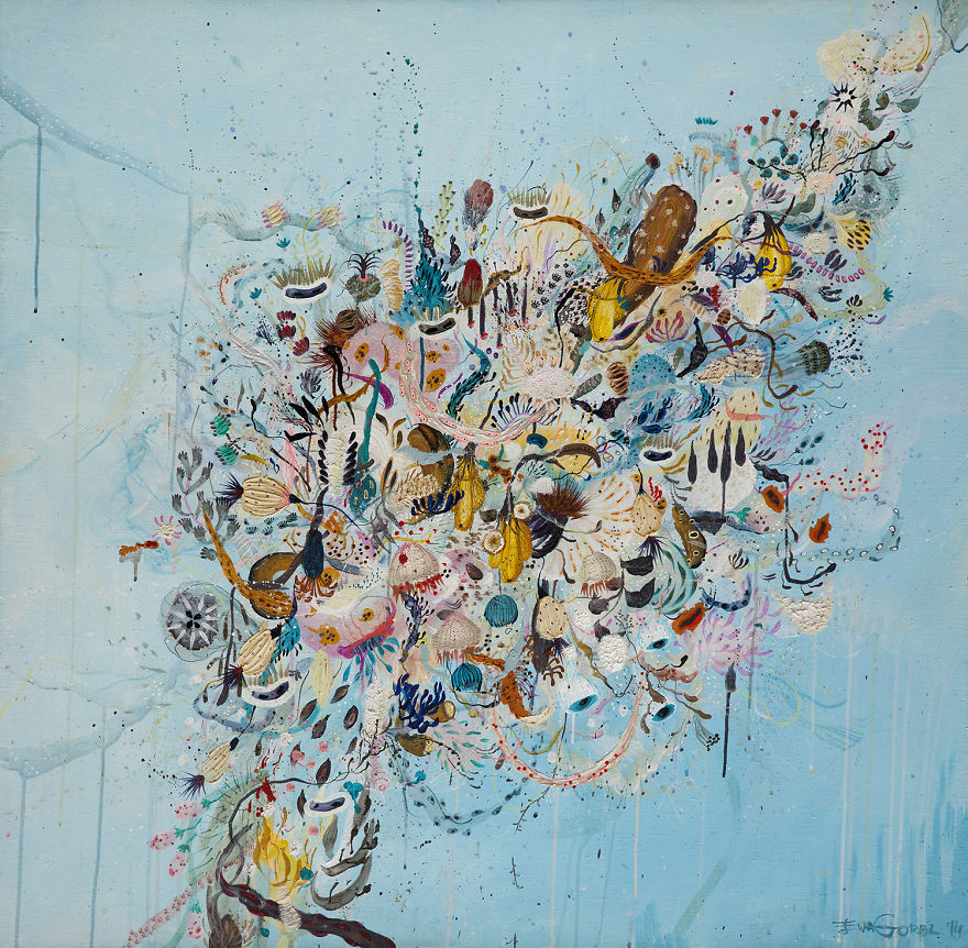 I Explore The World Of Flora In My Paintings