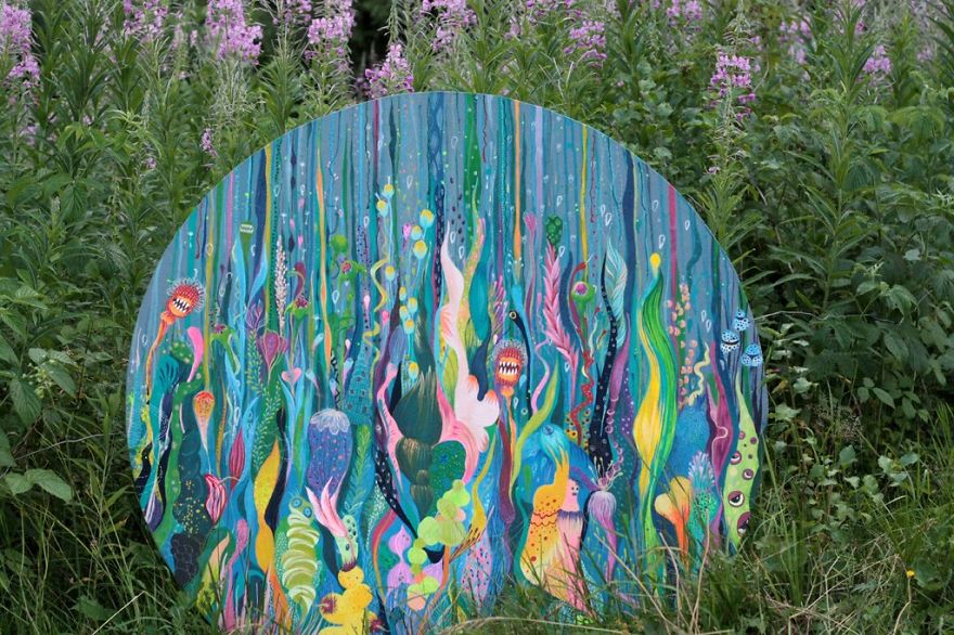 I Explore The World Of Flora In My Paintings