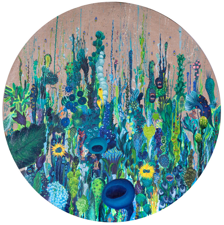 I Explore The World Of Flora In My Paintings