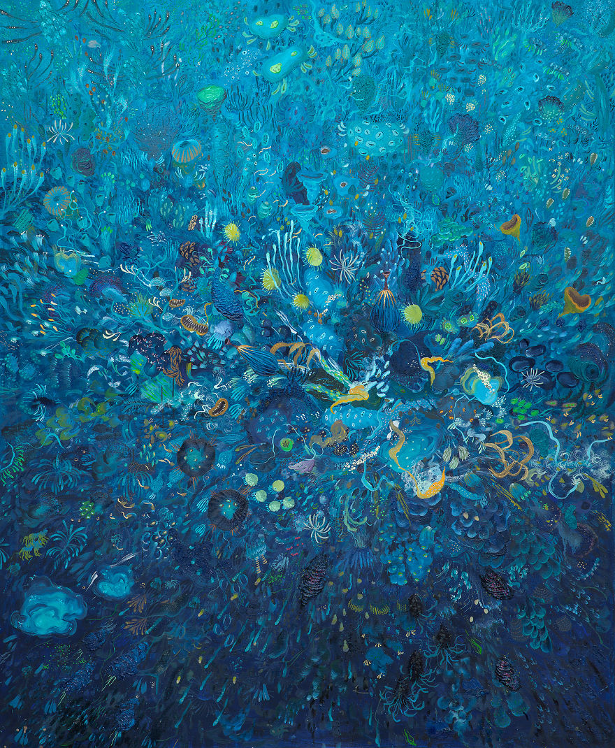 I Explore The World Of Flora In My Paintings