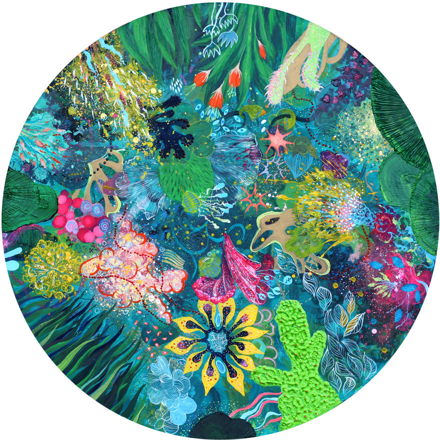 I Explore The World Of Flora In My Paintings