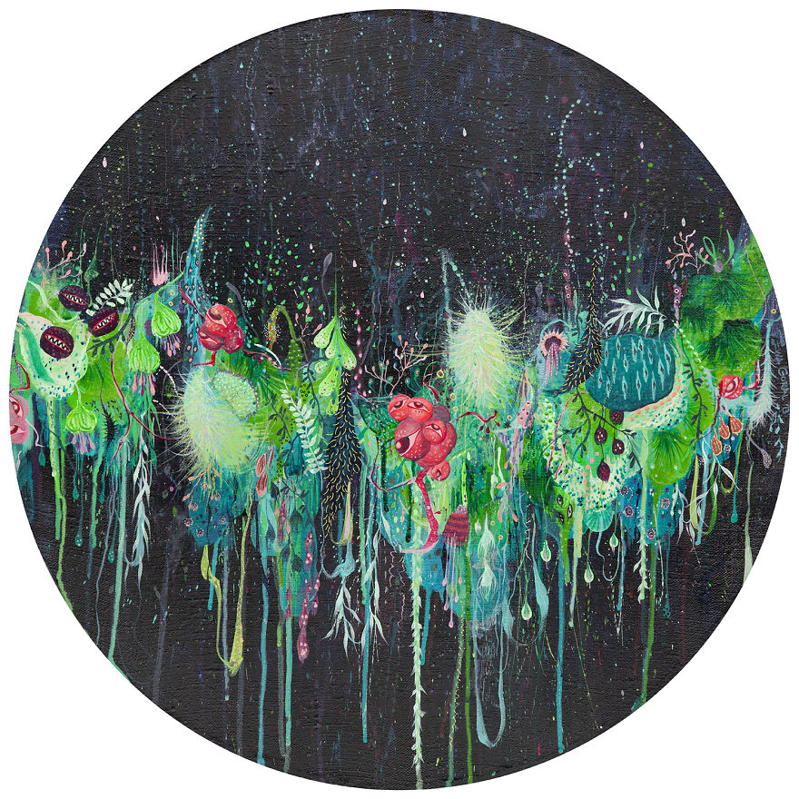 I Explore The World Of Flora In My Paintings