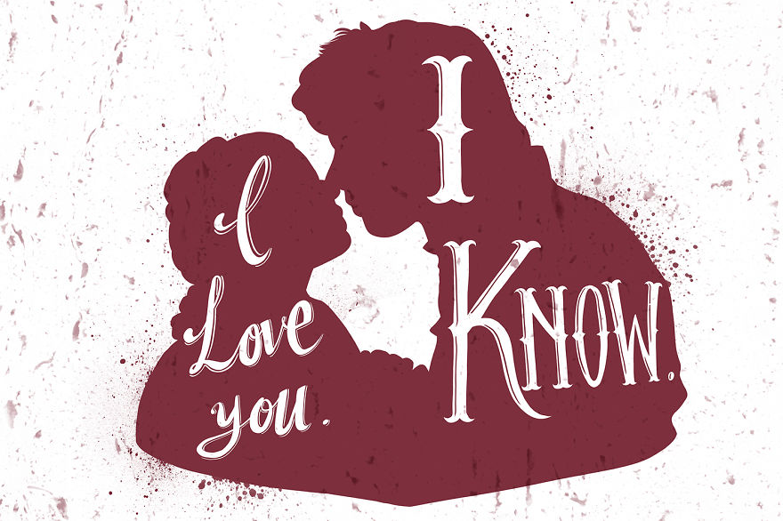 I Hand-Lettered Famous Star Wars Quotes I Hand-Lettered Famous Star Wars Quotes