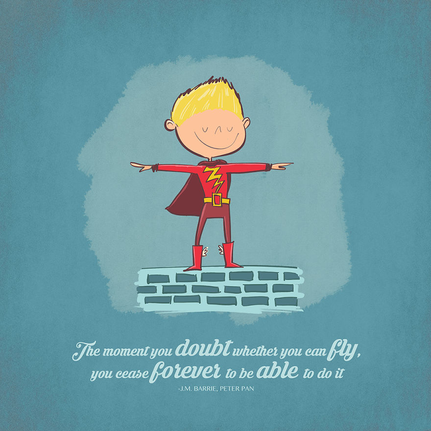 I Illustrated 10 Of My Favorite Quotes From Children's Books