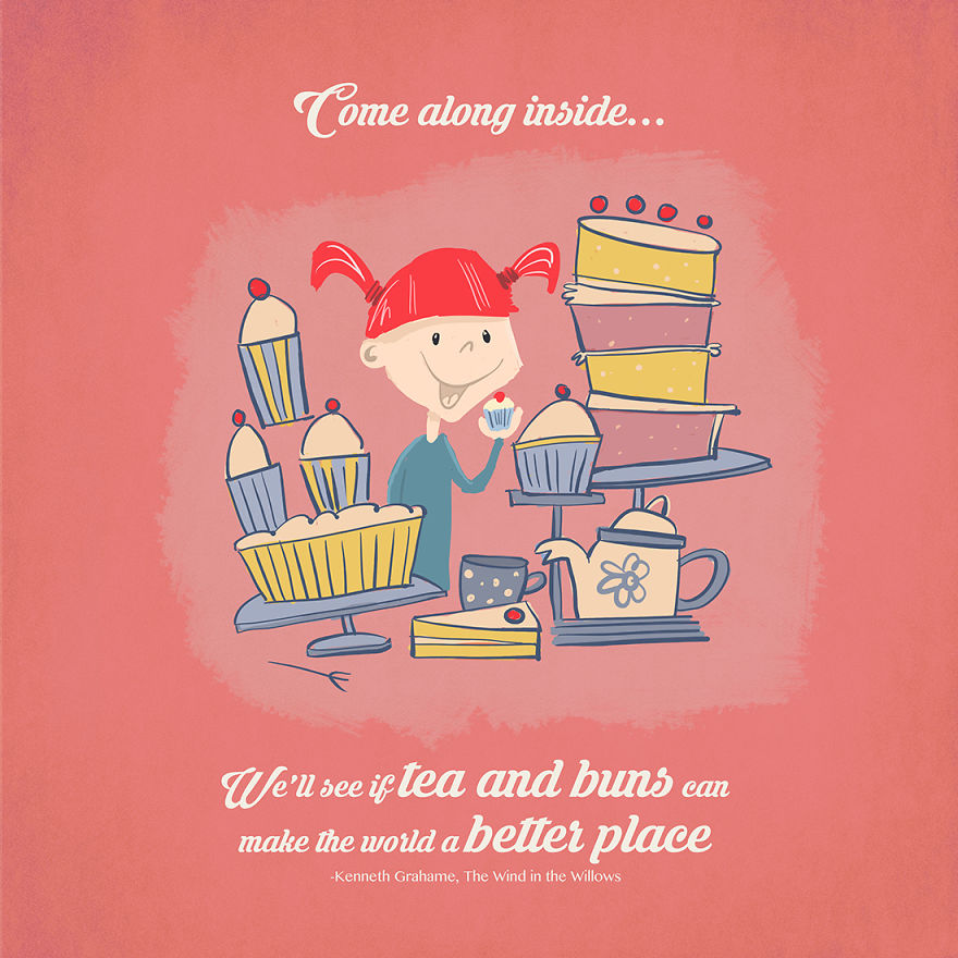 I Illustrated 10 Of My Favorite Quotes From Children's Books