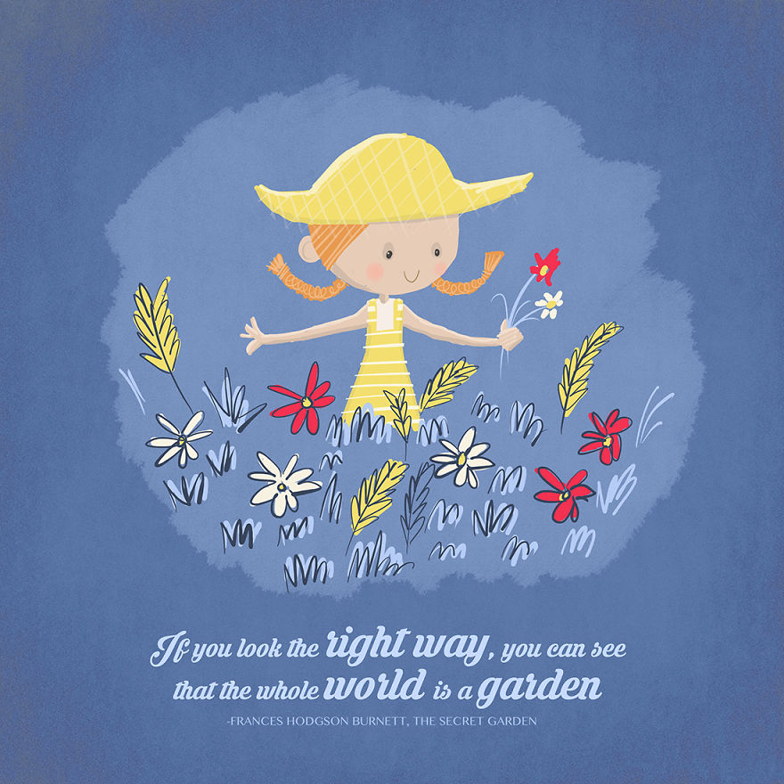 I Illustrated 10 Of My Favorite Quotes From Children's Books