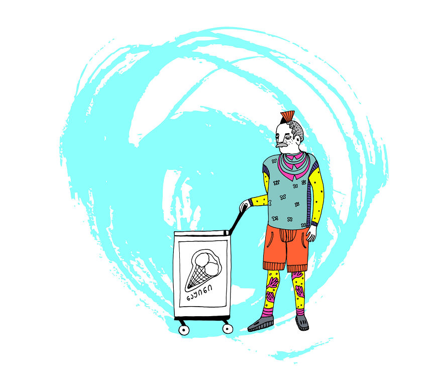 I Illustrated The Street Vendors From My Childhood I Illustrated The Street Vendors From My Childhood