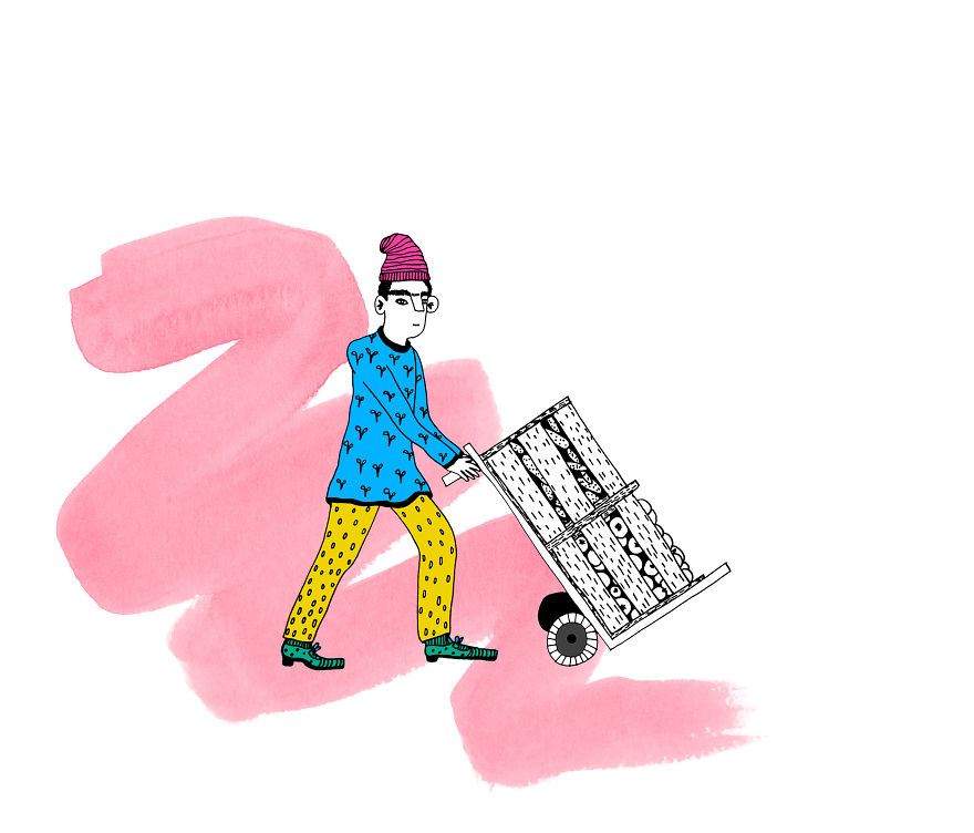 I Illustrated The Street Vendors From My Childhood I Illustrated The Street Vendors From My Childhood