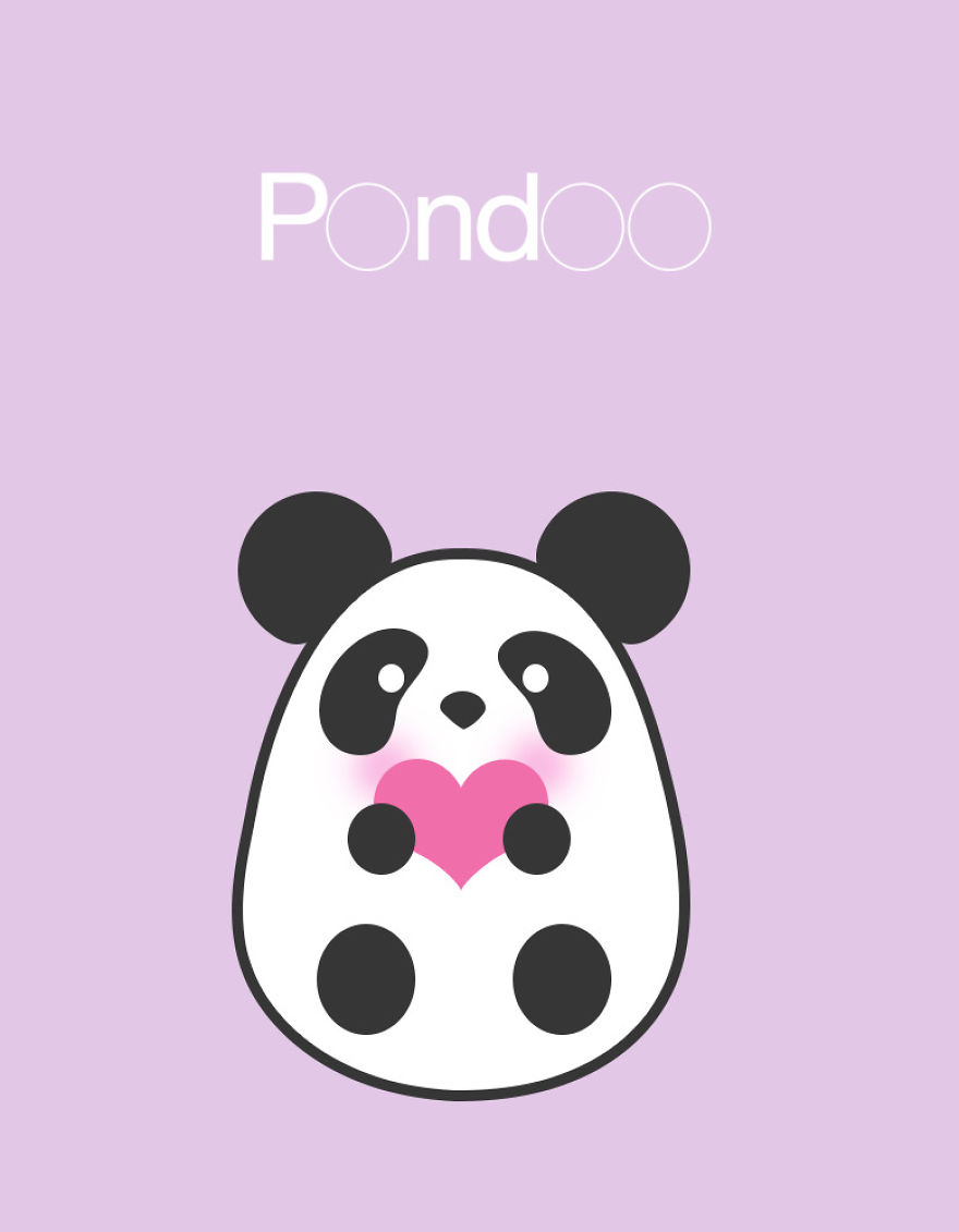 I Invented A Cute Panda Character - Pondoo I Invented A Cute Panda Character - Pondoo