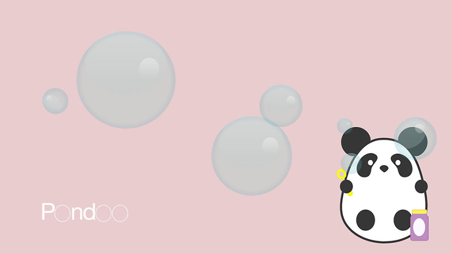 I Invented A Cute Panda Character - Pondoo