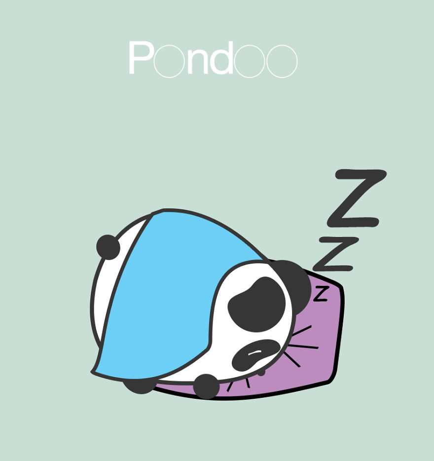 I Invented A Cute Panda Character - Pondoo I Invented A Cute Panda Character - Pondoo