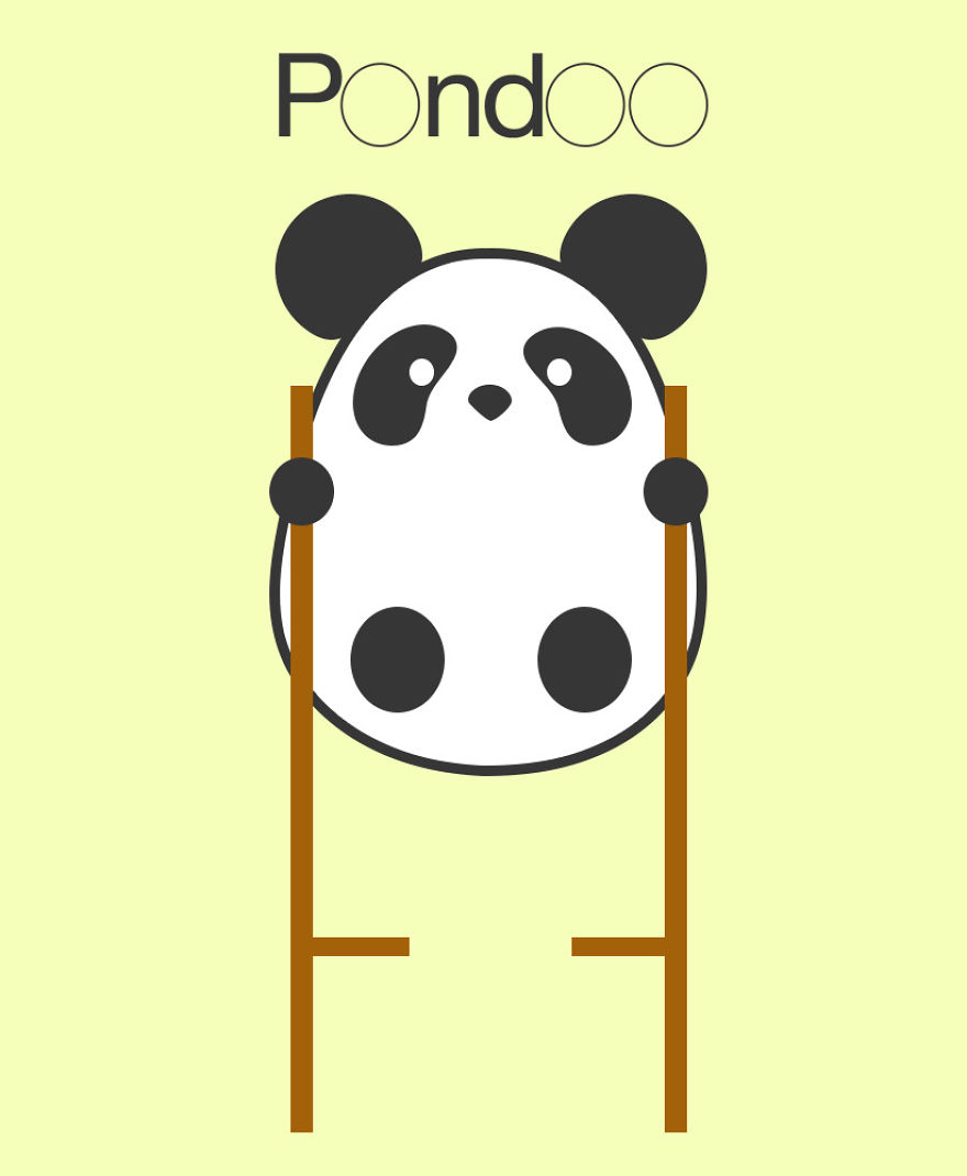 I Invented A Cute Panda Character - Pondoo