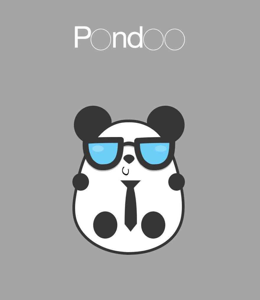I Invented A Cute Panda Character - Pondoo