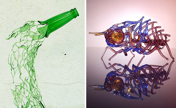 I Make Art Out Of Glass Waste