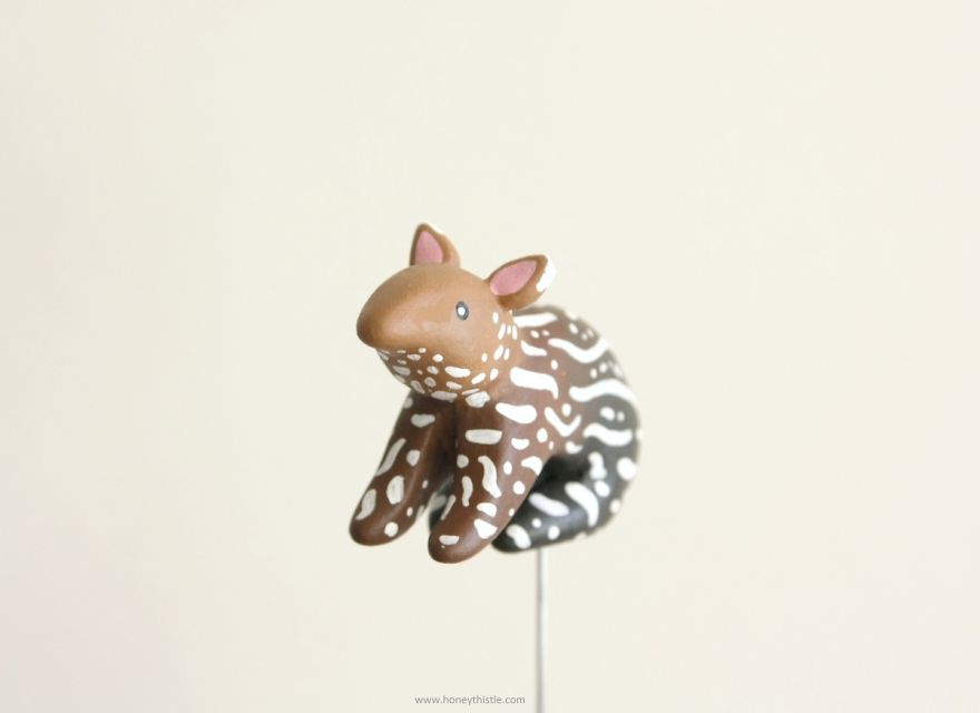 I Make Miniature Animals To Keep My Plants Company