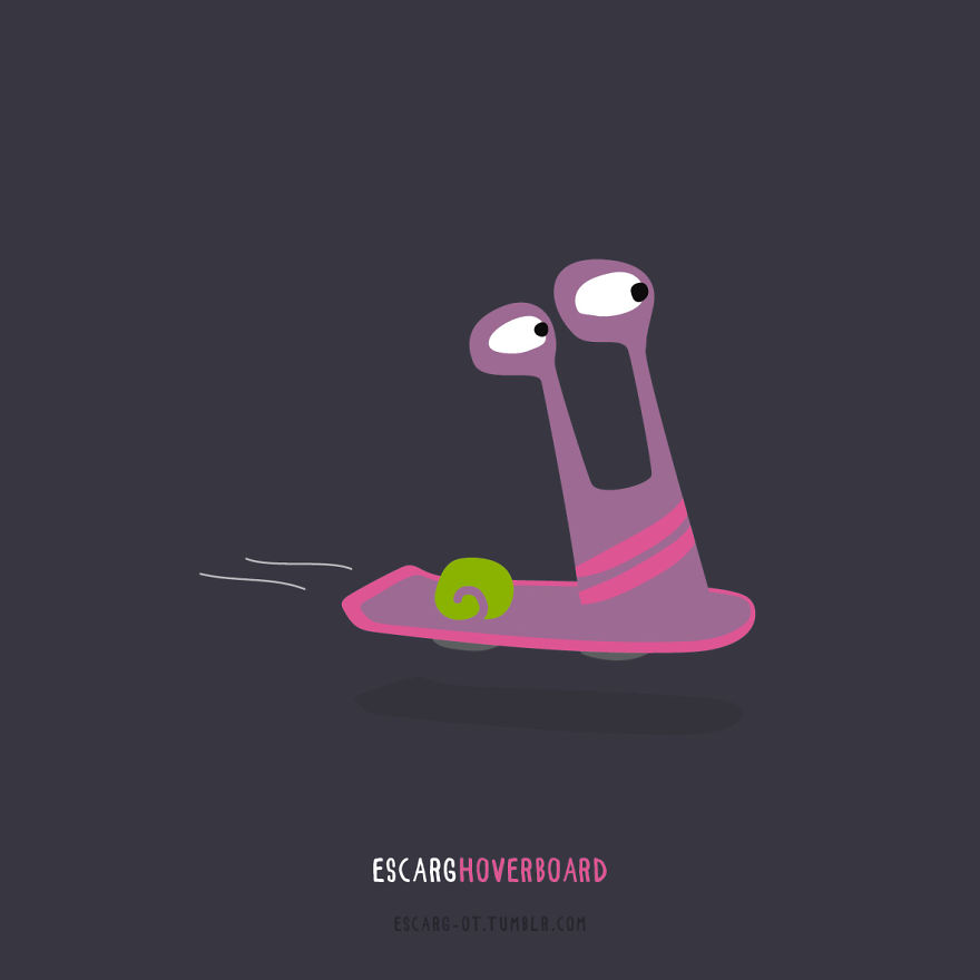 I Make Terrible Puns About Snails And Then Draw Them