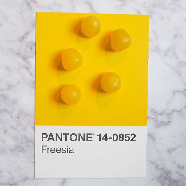 I Match Candies With Pantone Swatches And Photograph Them