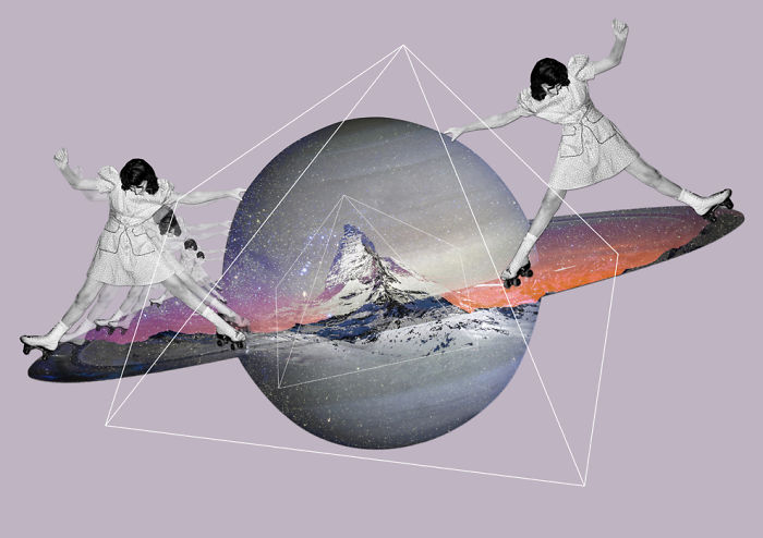 I Mix Various Media To Create Surreal Digital Collages