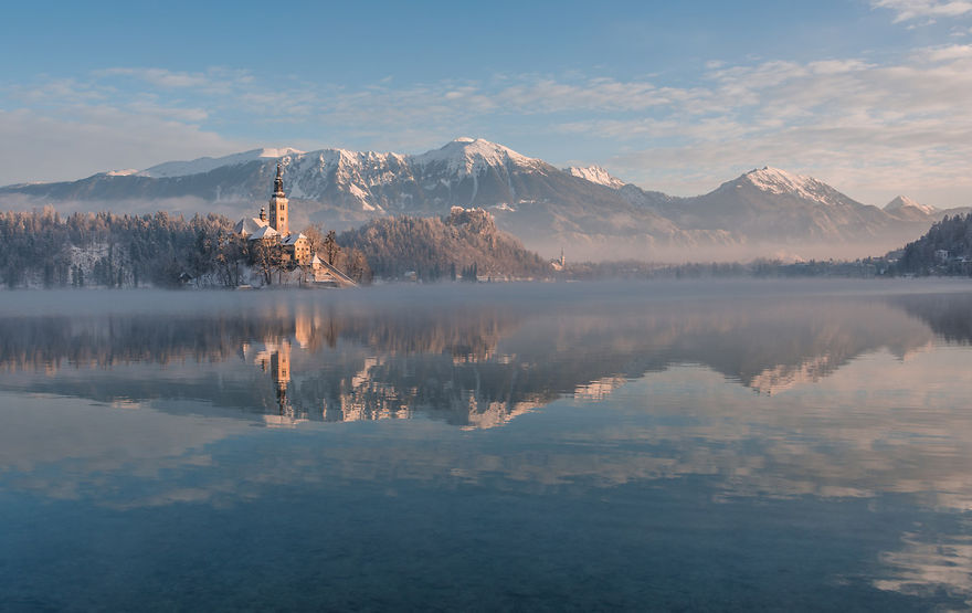 I Photographed Lake Bled On A Fairytale Winter Morning I Photographed Lake Bled On A Fairytale Winter Morning