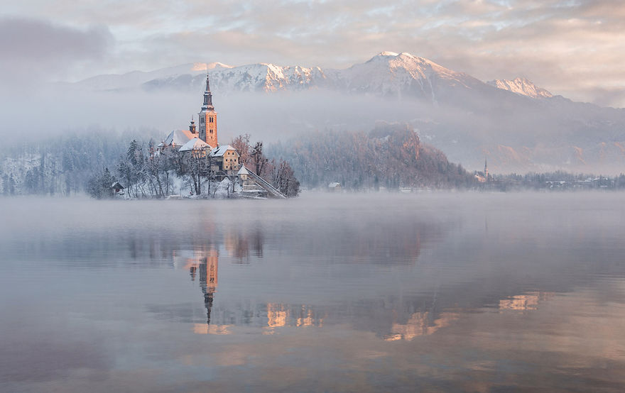 I Photographed Lake Bled On A Fairytale Winter Morning I Photographed Lake Bled On A Fairytale Winter Morning