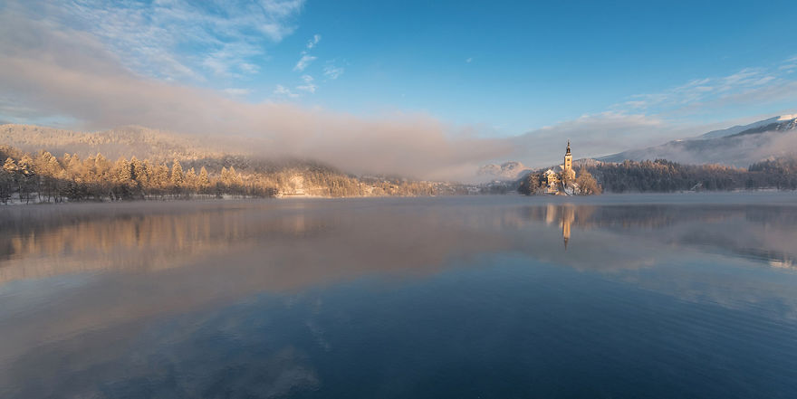 I Photographed Lake Bled On A Fairytale Winter Morning I Photographed Lake Bled On A Fairytale Winter Morning