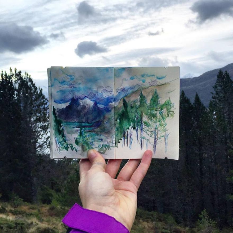 I Sketch The Places I Go To Every Day So That I Can Remember Them I Sketch The Places I Go To Every Day So That I Can Remember Them