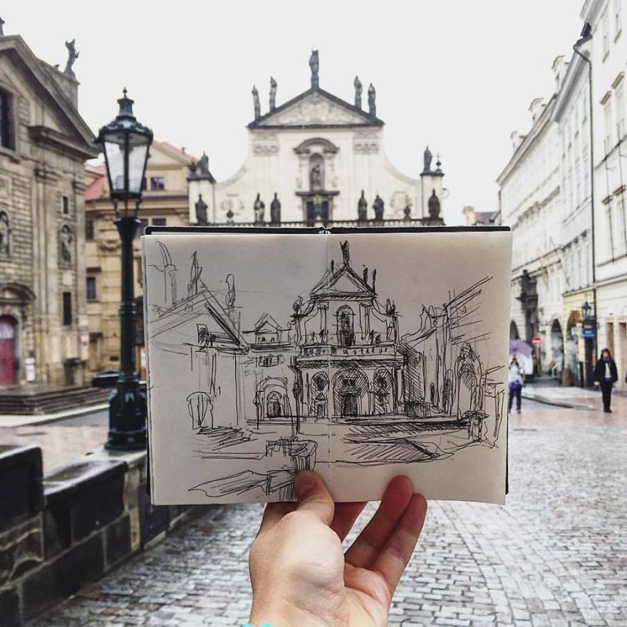 I Sketch The Places I Go To Every Day So That I Can Remember Them I Sketch The Places I Go To Every Day So That I Can Remember Them