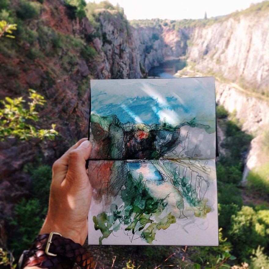 I Sketch The Places I Go To Every Day So That I Can Remember Them I Sketch The Places I Go To Every Day So That I Can Remember Them