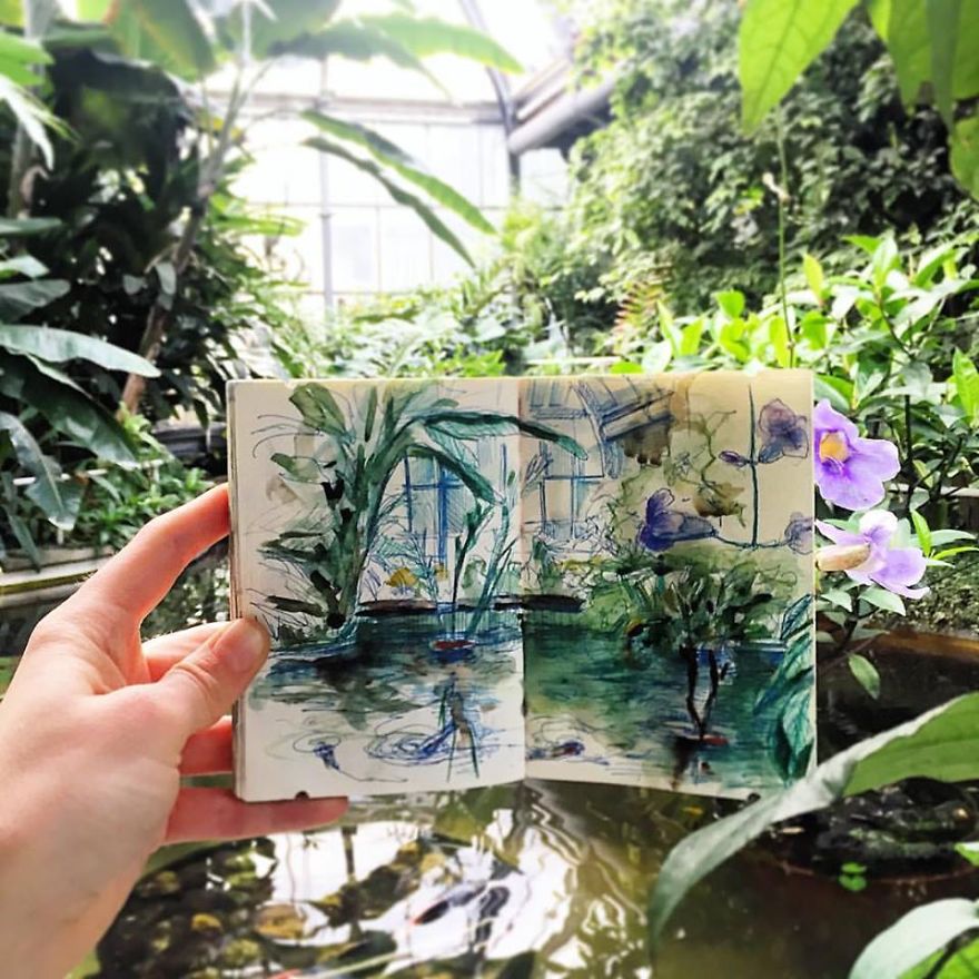 I Sketch The Places I Go To Every Day So That I Can Remember Them I Sketch The Places I Go To Every Day So That I Can Remember Them