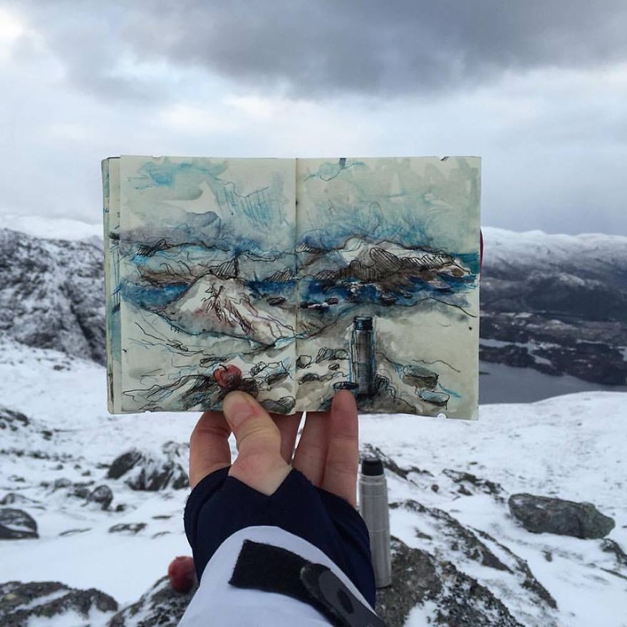 I Sketch The Places I Go To Every Day So That I Can Remember Them I Sketch The Places I Go To Every Day So That I Can Remember Them