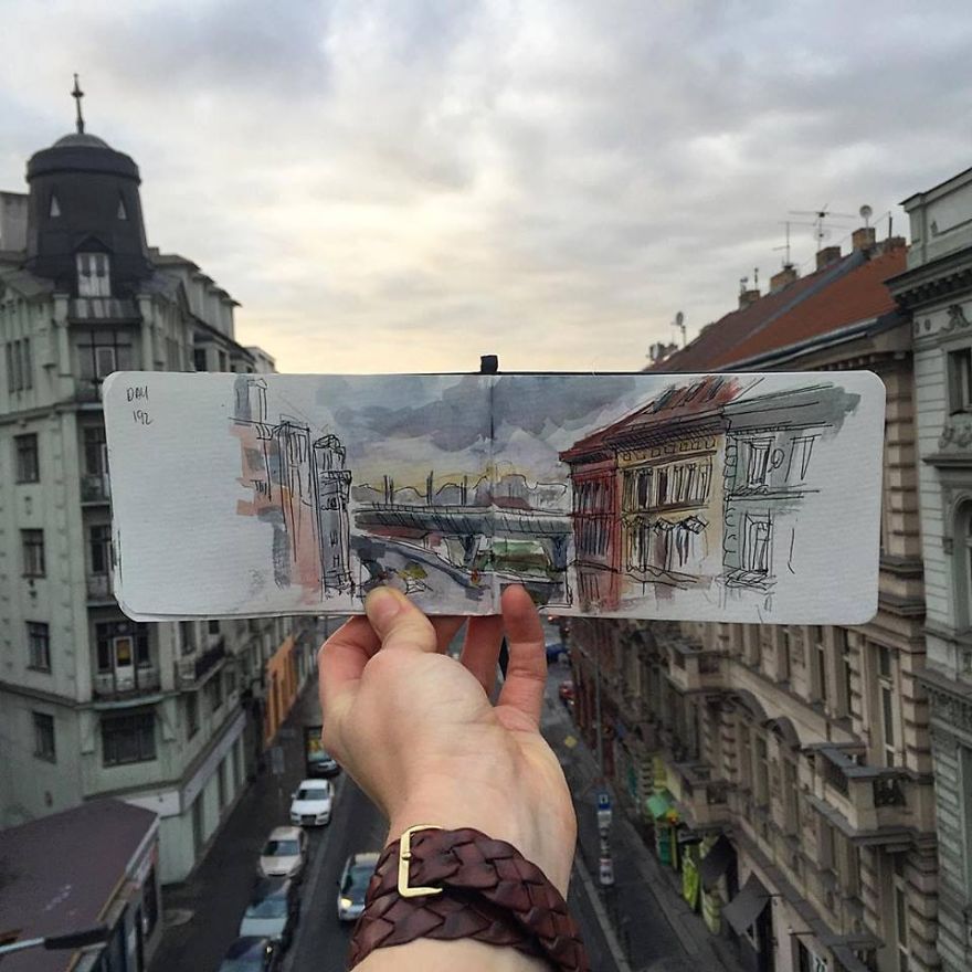 I Sketch The Places I Go To Every Day So That I Can Remember Them I Sketch The Places I Go To Every Day So That I Can Remember Them