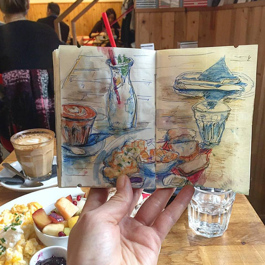 I Sketch The Places I Go To Every Day So That I Can Remember Them I Sketch The Places I Go To Every Day So That I Can Remember Them