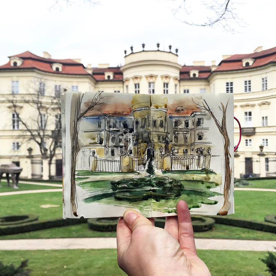 I Sketch The Places I Go To Every Day So That I Can Remember Them I Sketch The Places I Go To Every Day So That I Can Remember Them