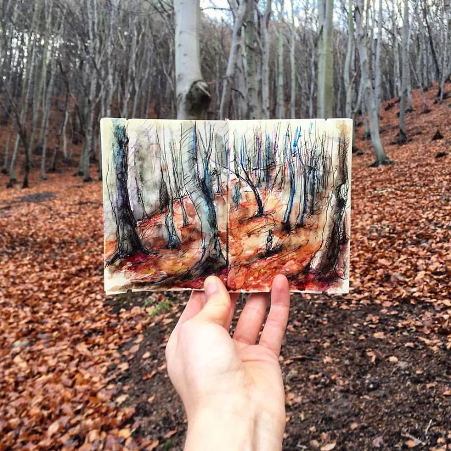 I Sketch The Places I Go To Every Day So That I Can Remember Them I Sketch The Places I Go To Every Day So That I Can Remember Them