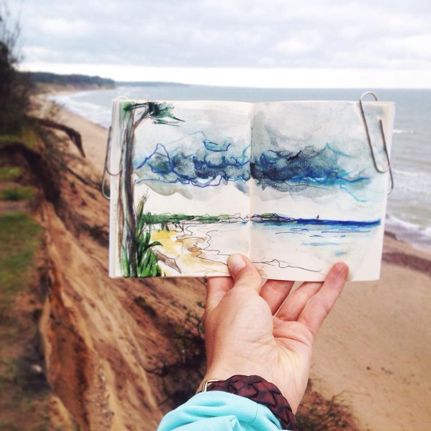 I Sketch The Places I Go To Every Day So That I Can Remember Them I Sketch The Places I Go To Every Day So That I Can Remember Them