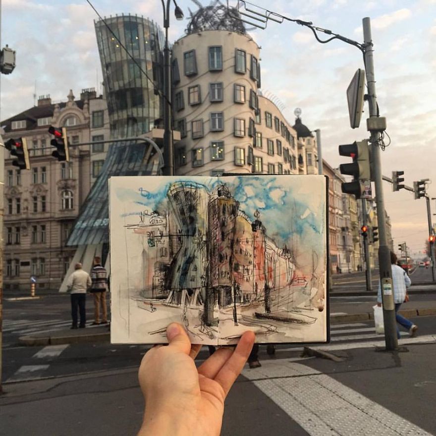 I Sketch The Places I Go To Every Day So That I Can Remember Them I Sketch The Places I Go To Every Day So That I Can Remember Them